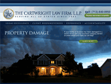 Tablet Screenshot of dcartwrightlaw.com